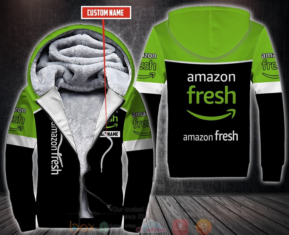 Personalized Amazon Fresh 3D Fleece Hoodie Hoodie