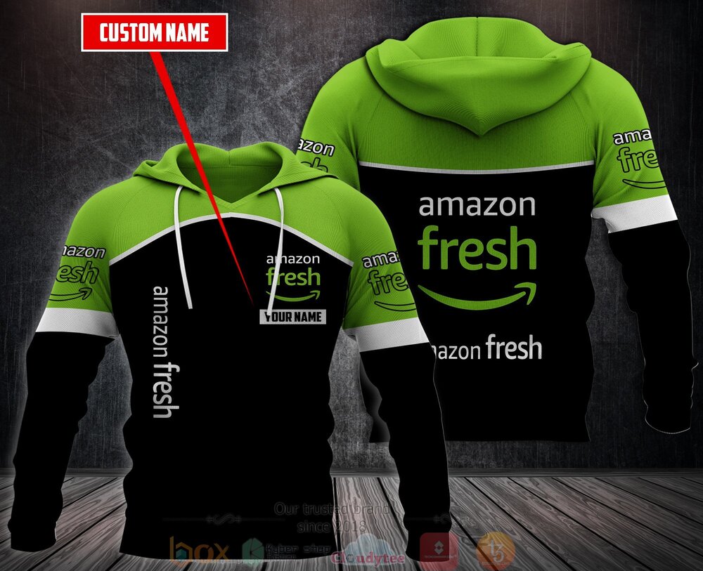 Personalized Amazon Fresh 3D Fleece Hoodie Hoodie 1