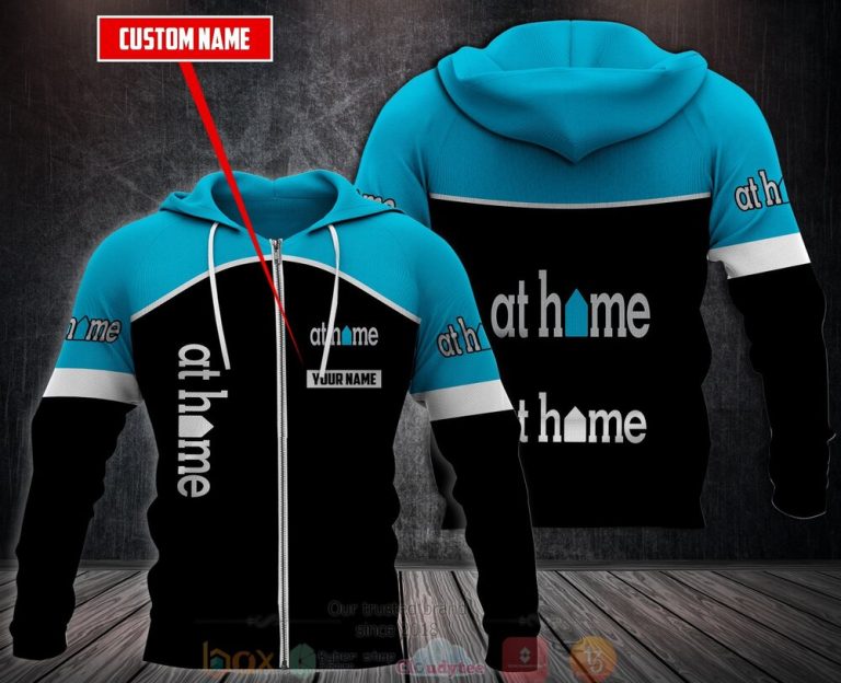 Personalized At Home 3D Fleece Hoodie Hoodie 1 2