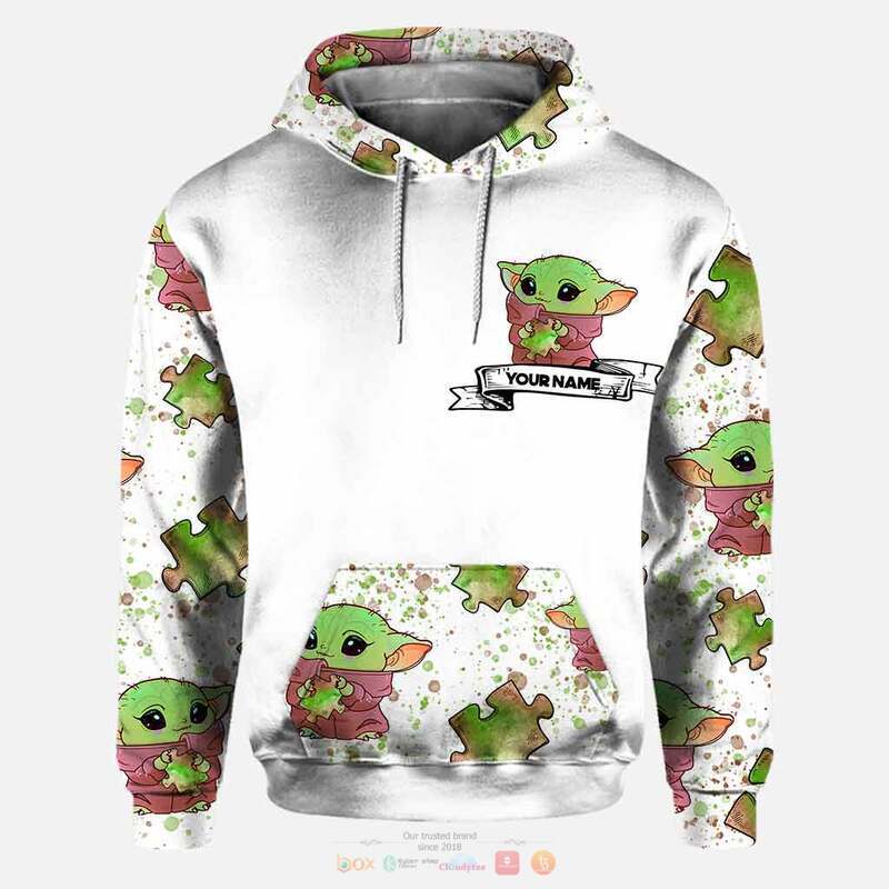 Personalized Autism Awareness Be You The World Will Adjust Baby Yoda 3d hoodie legging 1 2 3 4