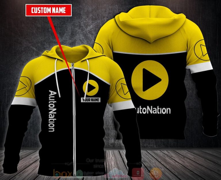 Personalized Autonation 3D Fleece Hoodie Hoodie 1 2