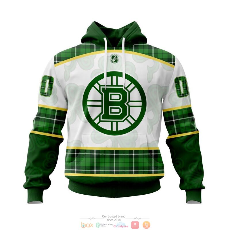 Personalized Boston Bruins NHL St Patrick Days 3d shirt hoodie