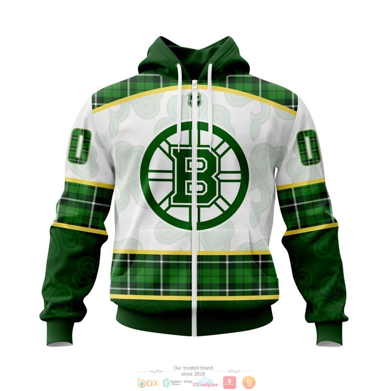 Personalized Boston Bruins NHL St Patrick Days 3d shirt hoodie 1