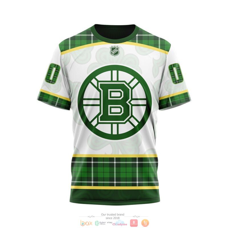 Personalized Boston Bruins NHL St Patrick Days 3d shirt hoodie 1 2 3 4 5