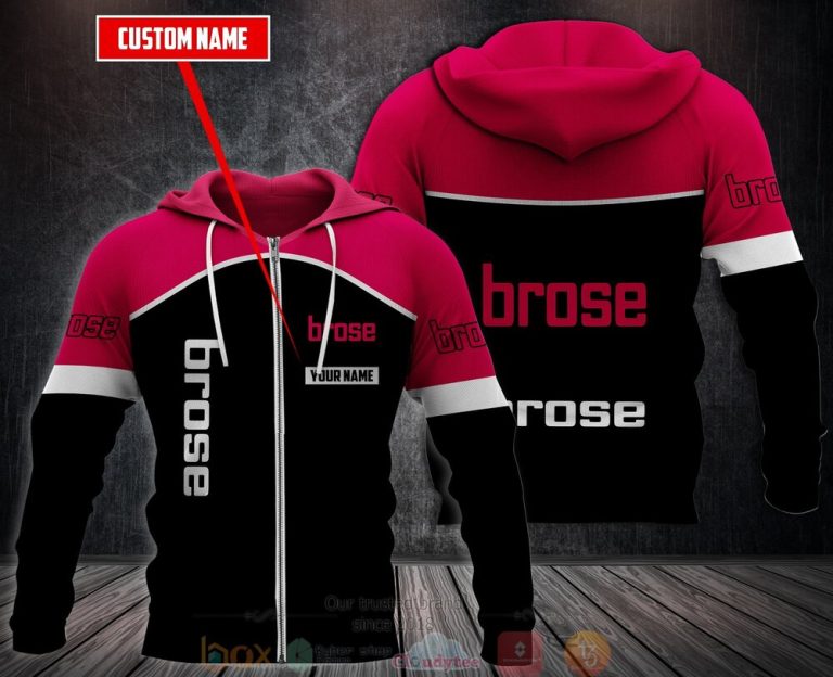 Personalized Brose Fahrzeugteile 3D Fleece Hoodie Hoodie 1 2