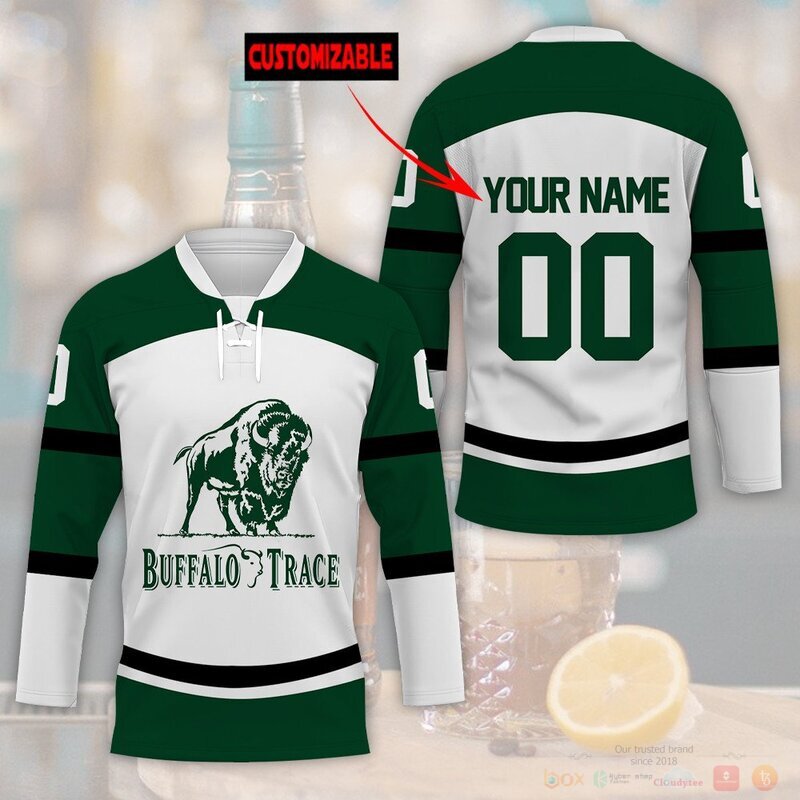 Personalized Buffalo Trace Bourbon Hockey Jersey
