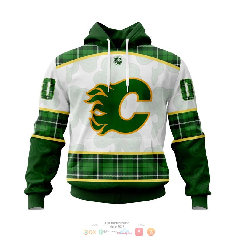 Personalized Calgary Flames NHL St Patrick Days 3d shirt hoodie