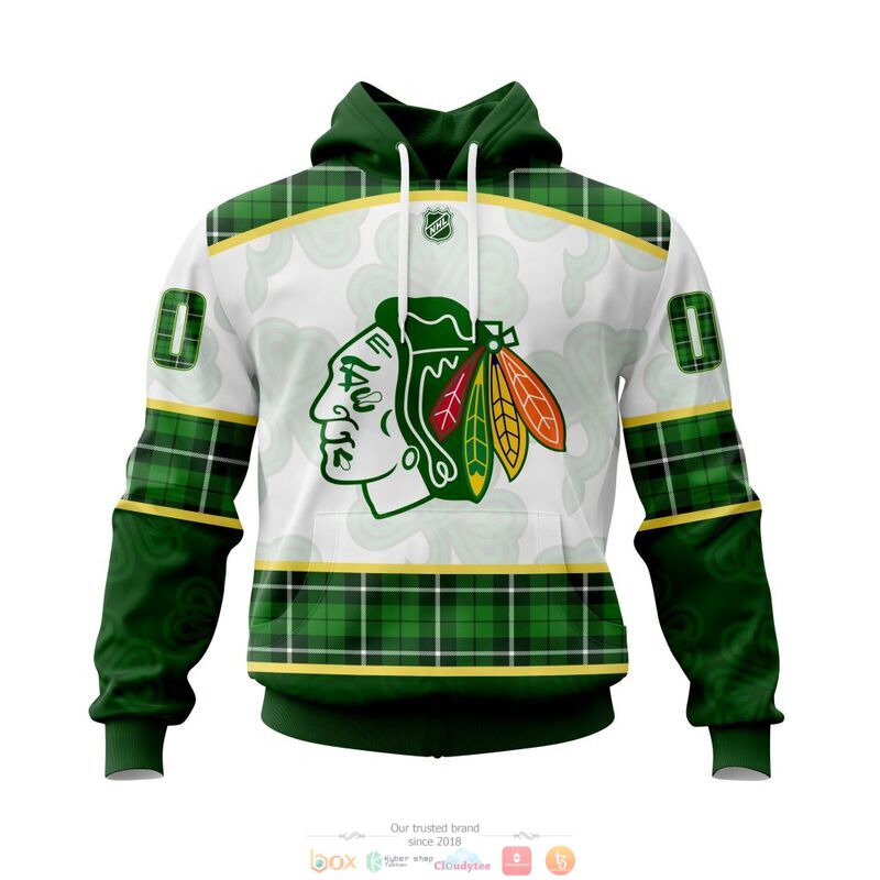 Personalized Chicago BlackHawks NHL St Patrick Days 3d shirt hoodie