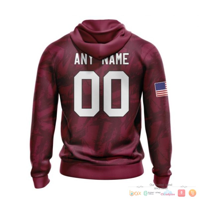 Personalized Colorado Avalanche With American Flag 3d shirt hoodie 1 2