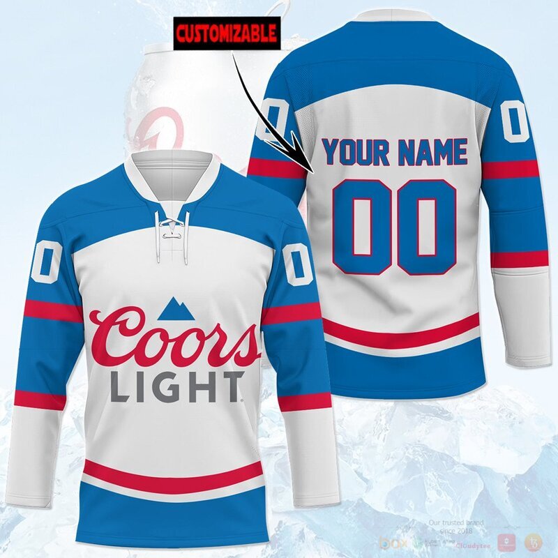 Personalized Coors Light Hockey Jersey