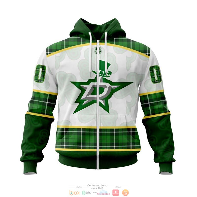 Personalized Dallas Stars NHL St Patrick Days 3d shirt hoodie 1