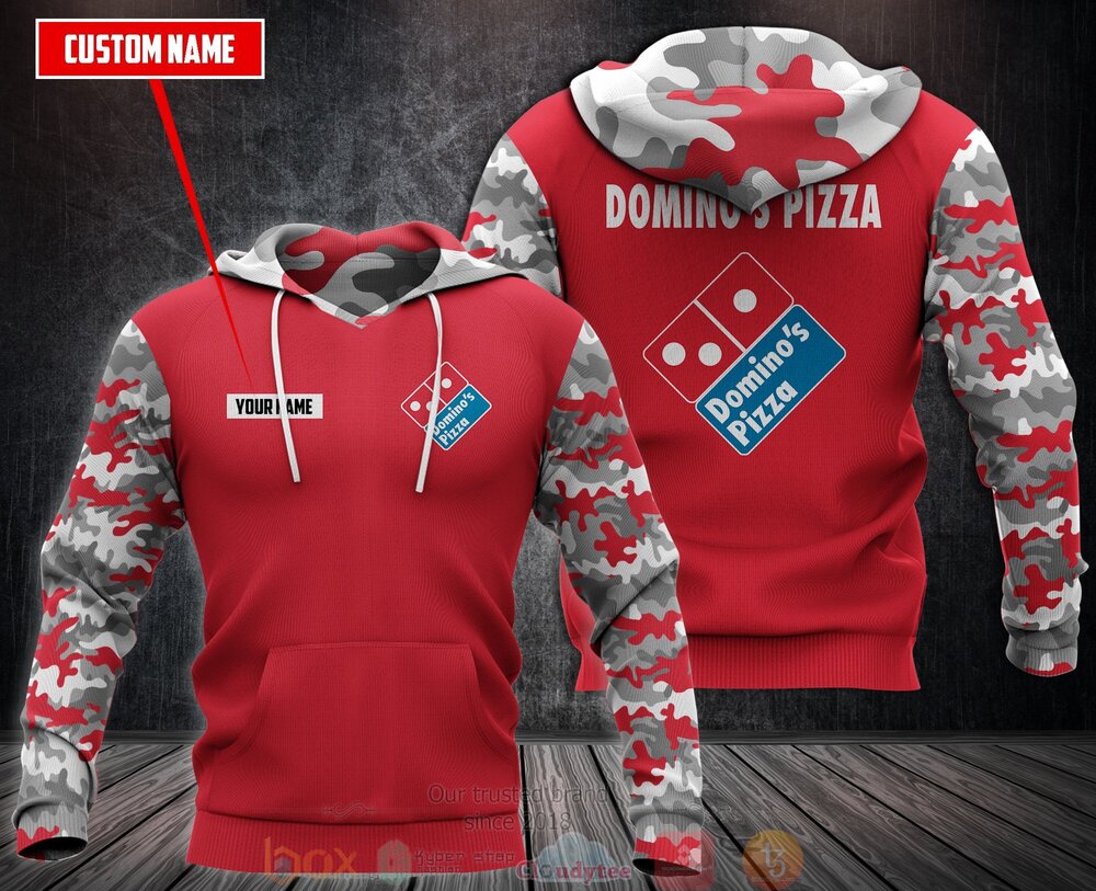 Personalized DominoS Pizza 3D Fleece Hoodie Hoodie 1