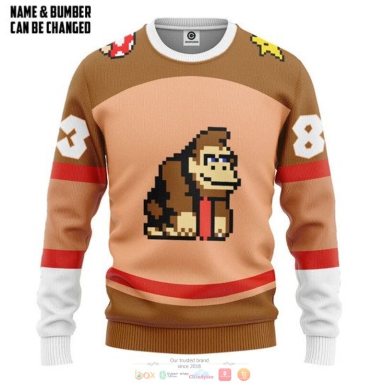 Personalized Donkey Kong custom 3d shirt hoodie 1