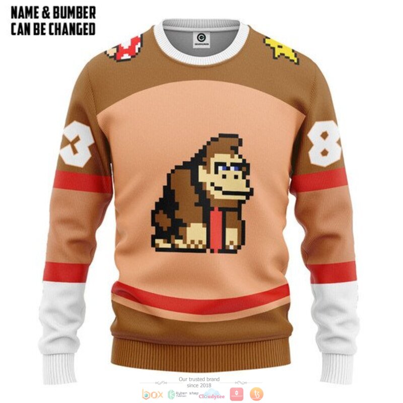 Personalized Donkey Kong custom 3d shirt hoodie 1