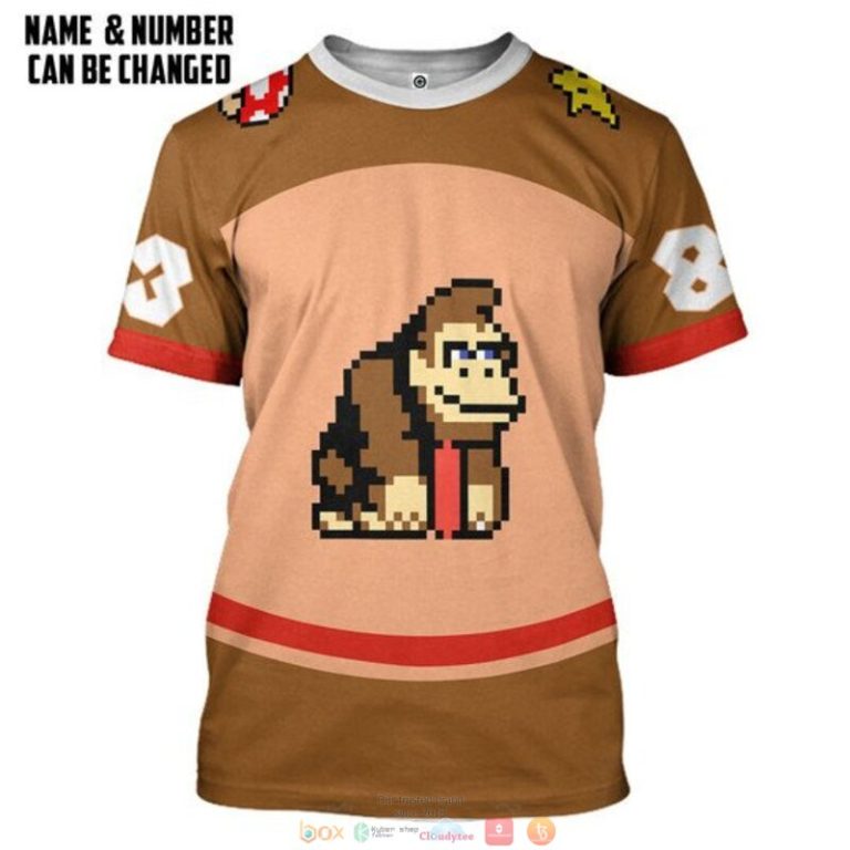 Personalized Donkey Kong custom 3d shirt hoodie 1 2