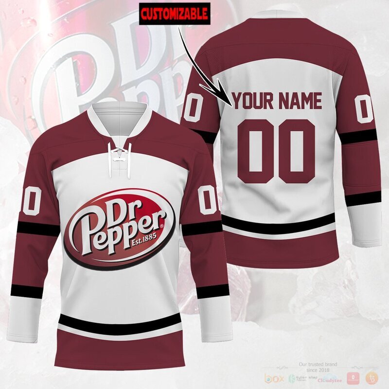 Personalized Dr Pepper Hockey Jersey