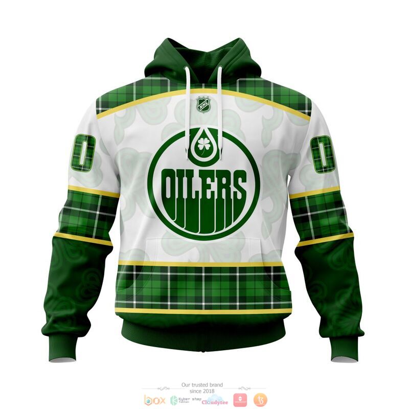Personalized Edmonton Oilers NHL St Patrick Days 3d shirt hoodie