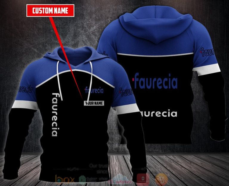 Personalized Faurecia 3D Fleece Hoodie Hoodie 1