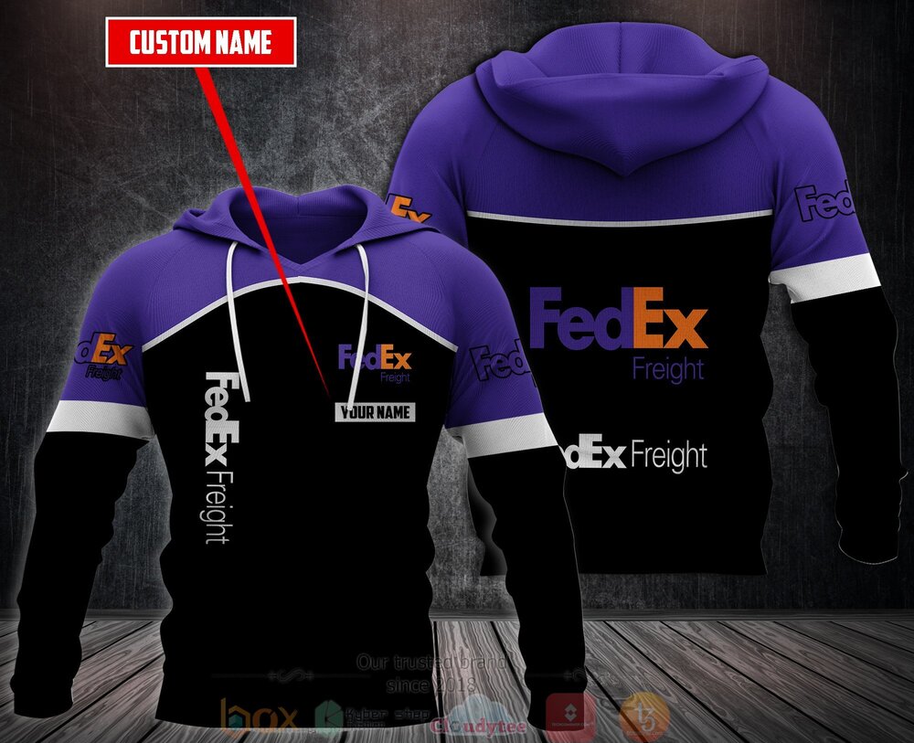 Personalized Fedex Freight 3D Fleece Hoodie Hoodie 1