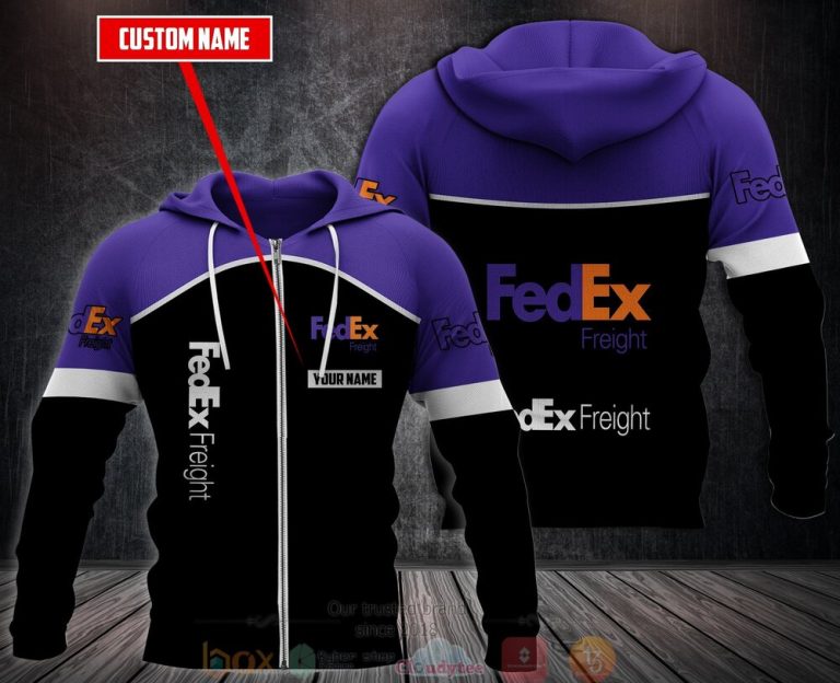 Personalized Fedex Freight 3D Fleece Hoodie Hoodie 1 2