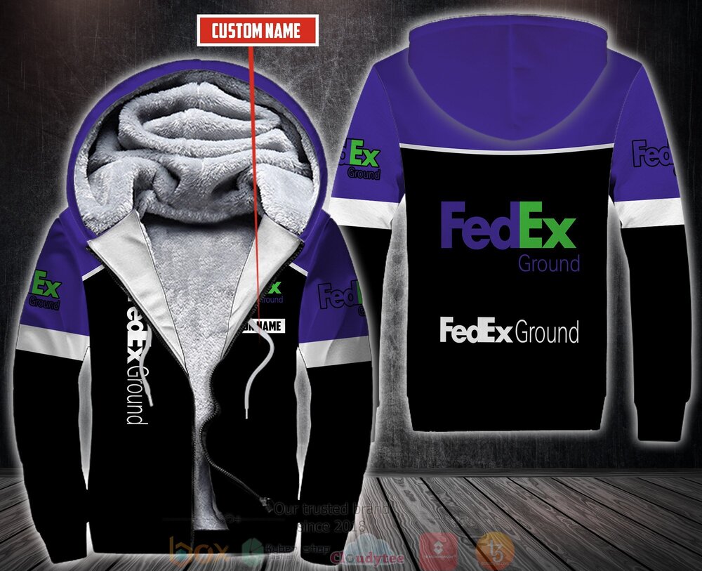 Personalized Fedex Ground 3D Fleece Hoodie Hoodie