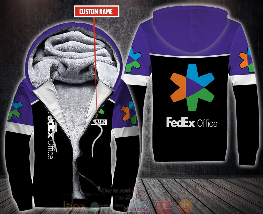 Personalized Fedex Office 3D Fleece Hoodie Hoodie