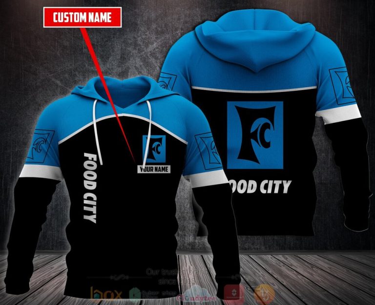 Personalized Food City 3D Fleece Hoodie Hoodie 1