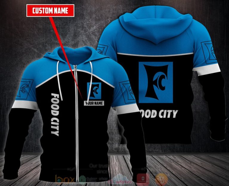 Personalized Food City 3D Fleece Hoodie Hoodie 1 2