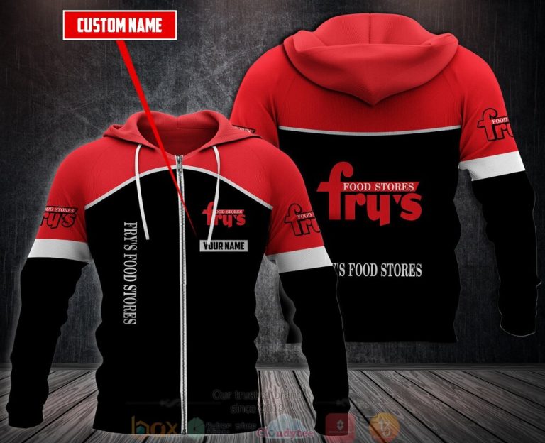 Personalized FryS Food Stores 3D Fleece Hoodie Hoodie 1 2