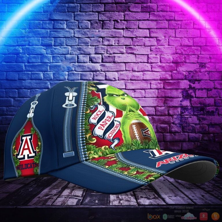 Personalized Grinch Arizona Wildcats NCAA Custom Cap 1 2