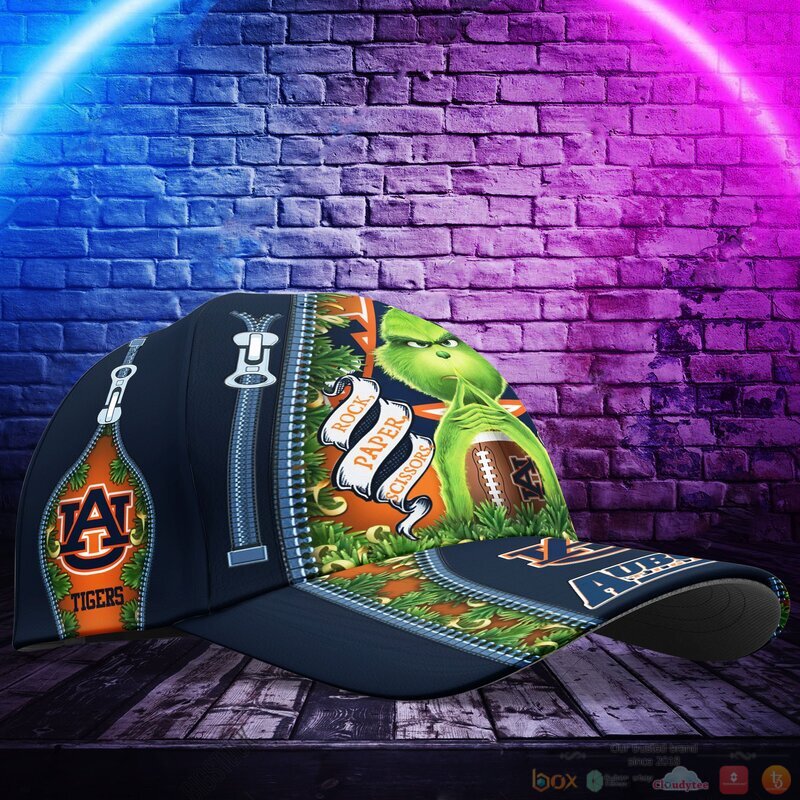 Personalized Grinch Auburn Tigers NCAA Custom Cap 1 2