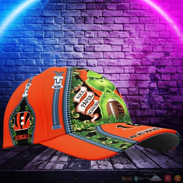 Personalized Grinch Cincinnati Bengals NFL Custom Cap 1 2