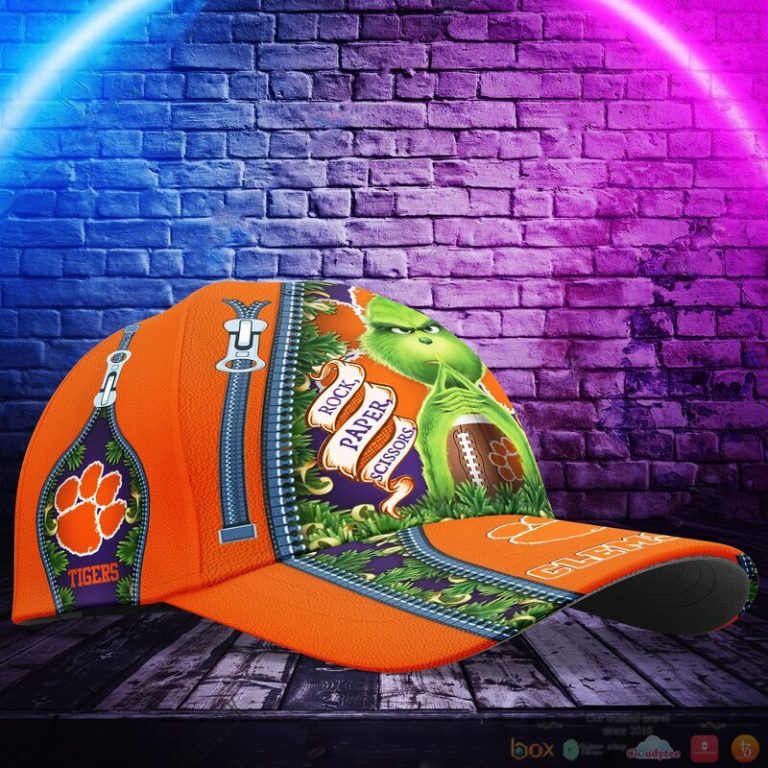 Personalized Grinch Clemson Tigers NCAA Custom Cap 1 2