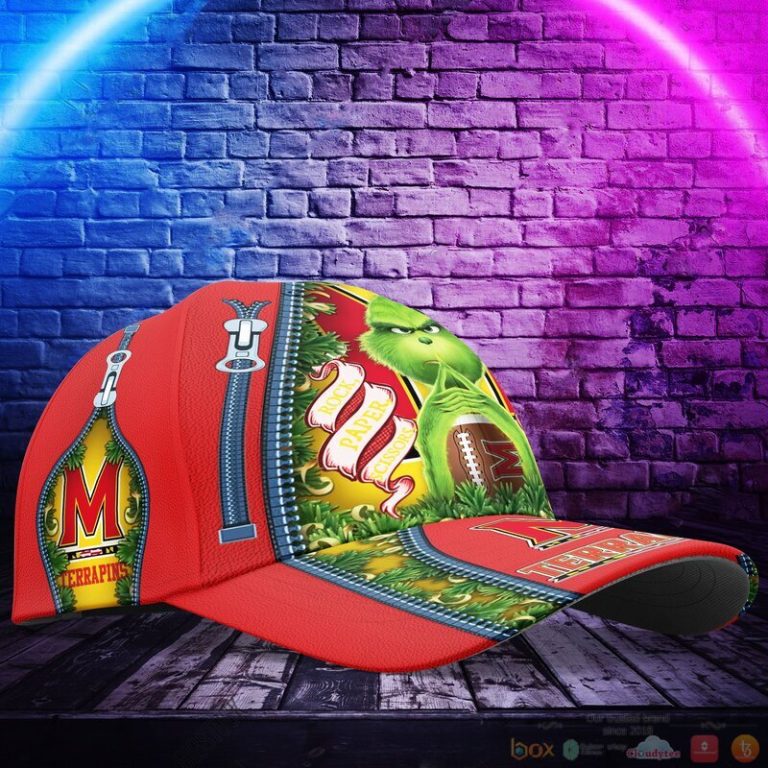 Personalized Grinch Maryland Terrapins NCAA Custom Cap 1 2