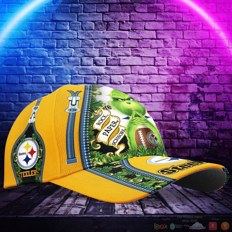 Personalized Grinch Pittsburgh Steelers NFL Custom Cap 1 2