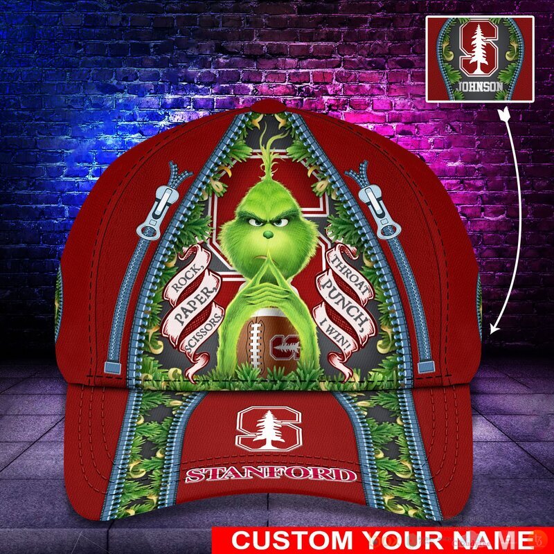 Personalized Grinch Stanford Cardinal NCAA Custom Cap