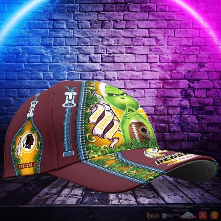 Personalized Grinch Washington Redskins NFL Custom Cap 1 2