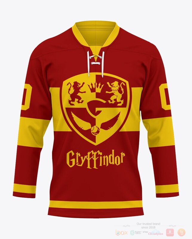 Personalized Harry Potter Gryffindor Hockey Jersey 1
