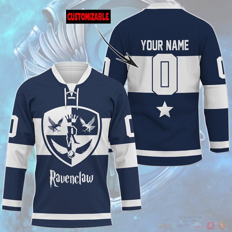 Gearhumans 3D H.P Ravenclaw Custom Name Custom Number Jersey