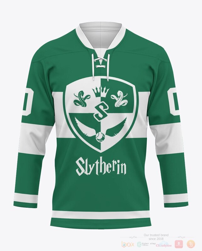 Personalized Harry Potter Slytherin Hockey Jersey 1