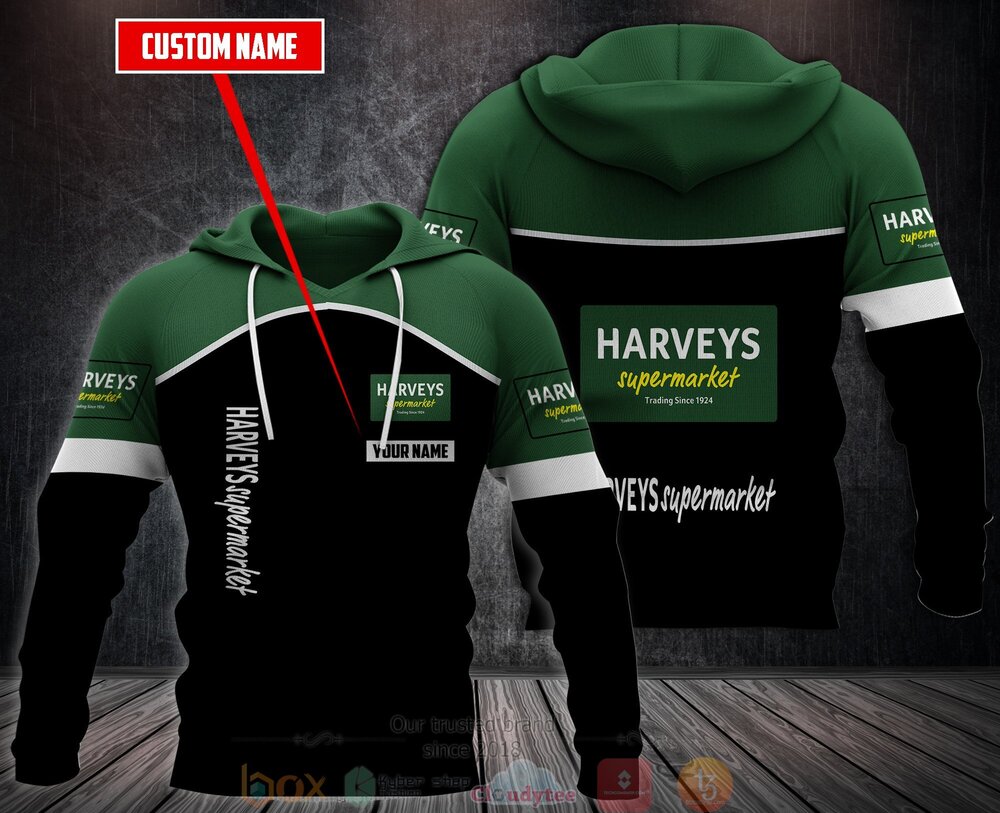 Personalized Harveys Supermarket 3D Fleece Hoodie Hoodie 1
