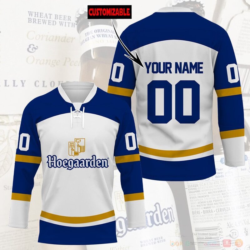 Personalized Hoegaarden beer Hockey Jersey