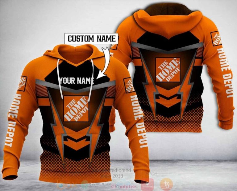 Personalized Home Depot 3D Fleece Hoodie Hoodie