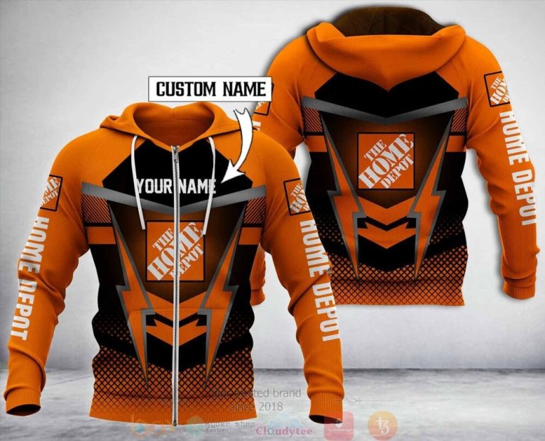 Personalized Home Depot 3D Fleece Hoodie Hoodie 1