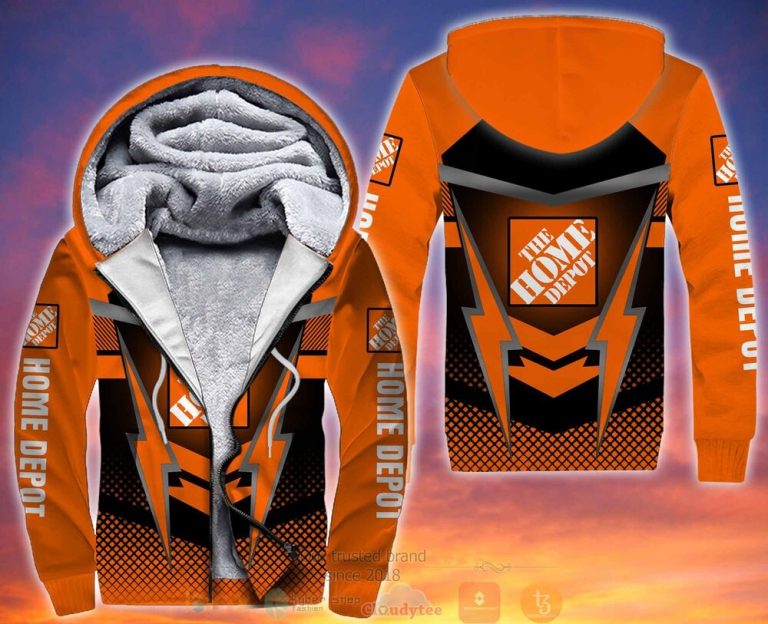 Personalized Home Depot 3D Fleece Hoodie Hoodie 1 2