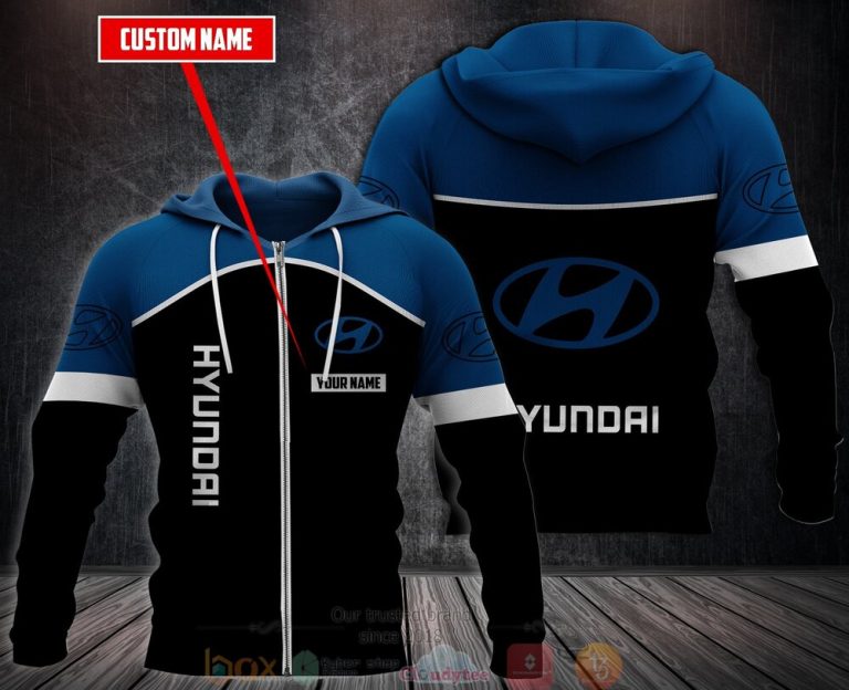 Personalized Hyundai 3D Fleece Hoodie Hoodie 1 2