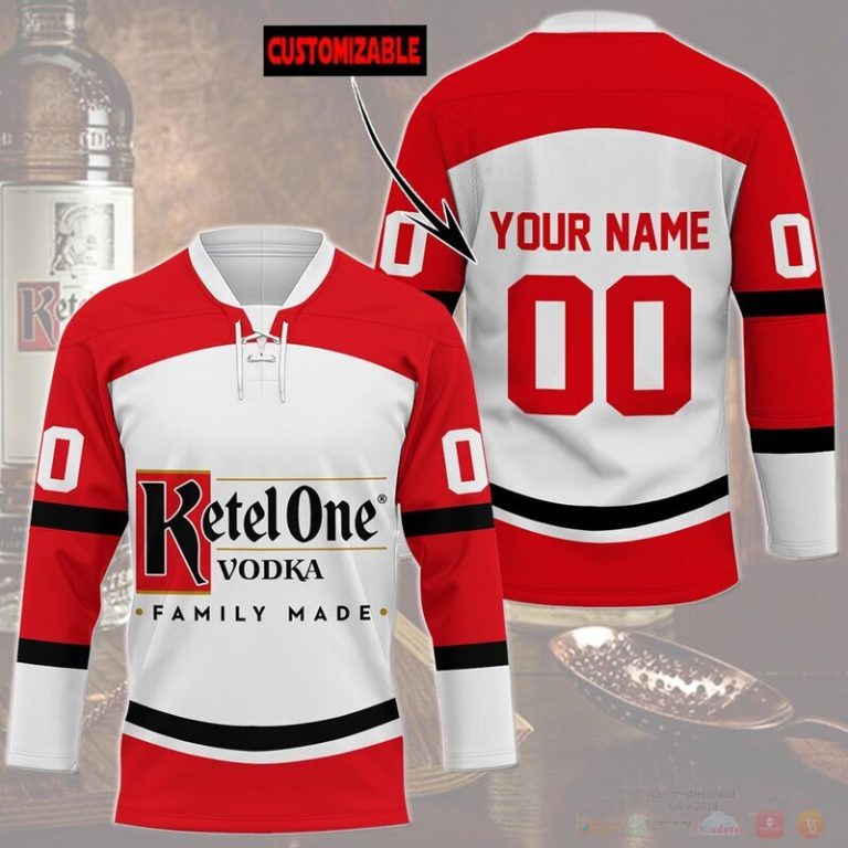 Personalized Ketel One Vodka Hockey Jersey