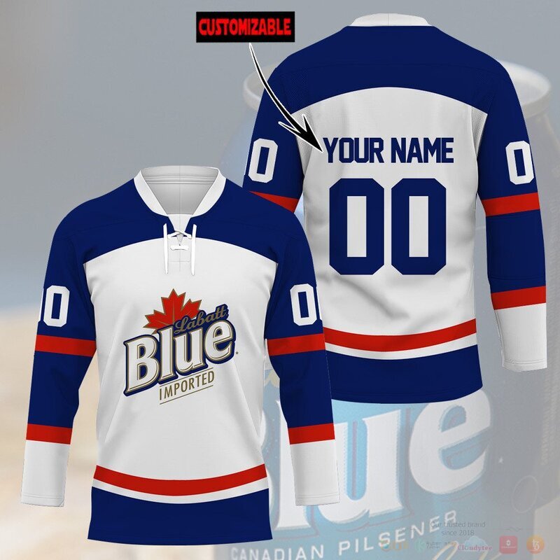 Personalized Labatt Blue Hockey Jersey