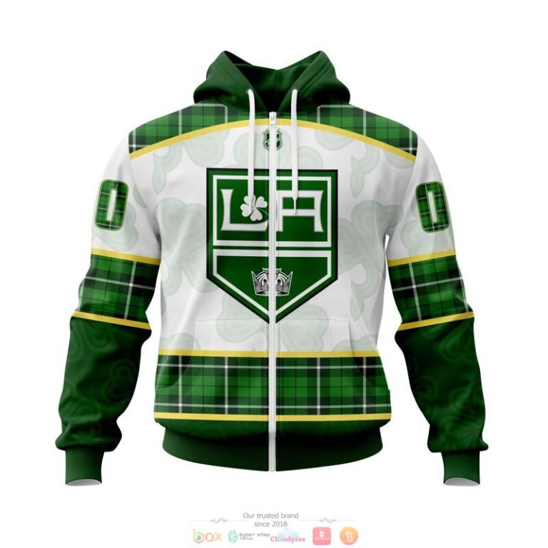 Personalized Los Angeles Kings NHL St Patrick Days 3d shirt hoodie 1