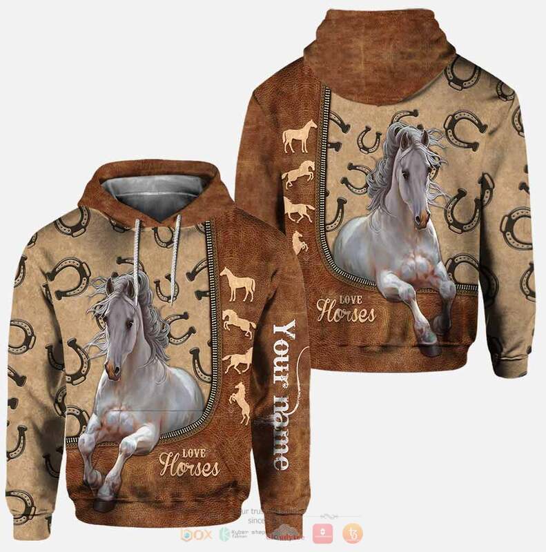 Personalized Love Horses 3d hoodie legging 1